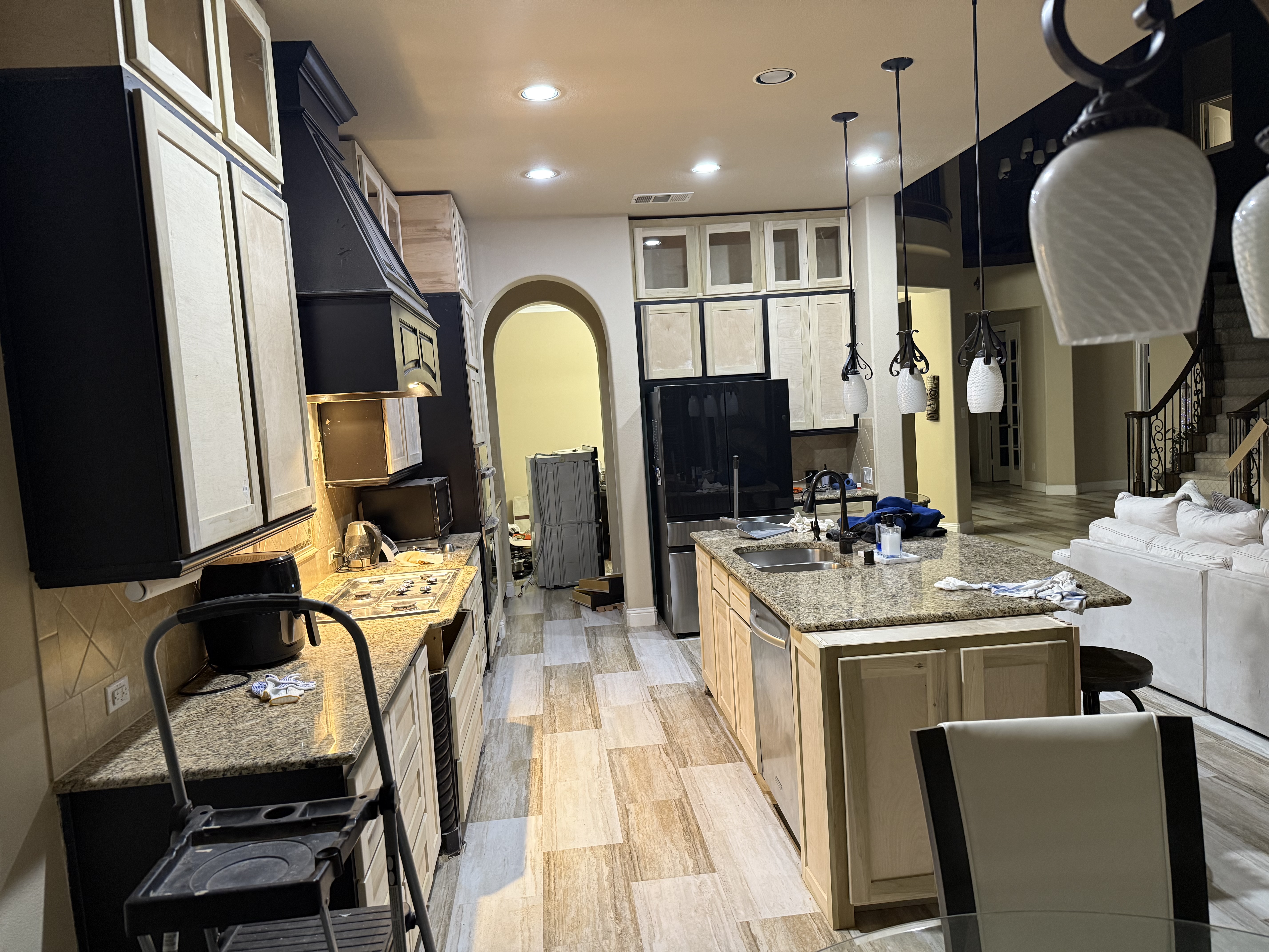 Kitchen island remodel and cabinets