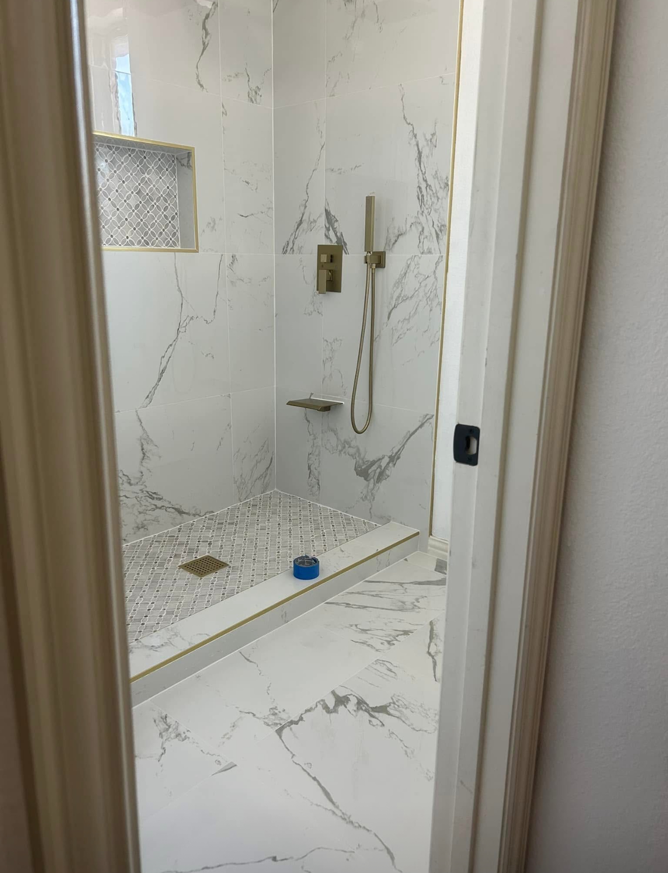 Renovated bathroom view 1